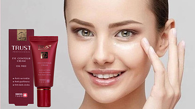 فواید استفاده از کرم دورچشم ضدپف و تیرگی تراست